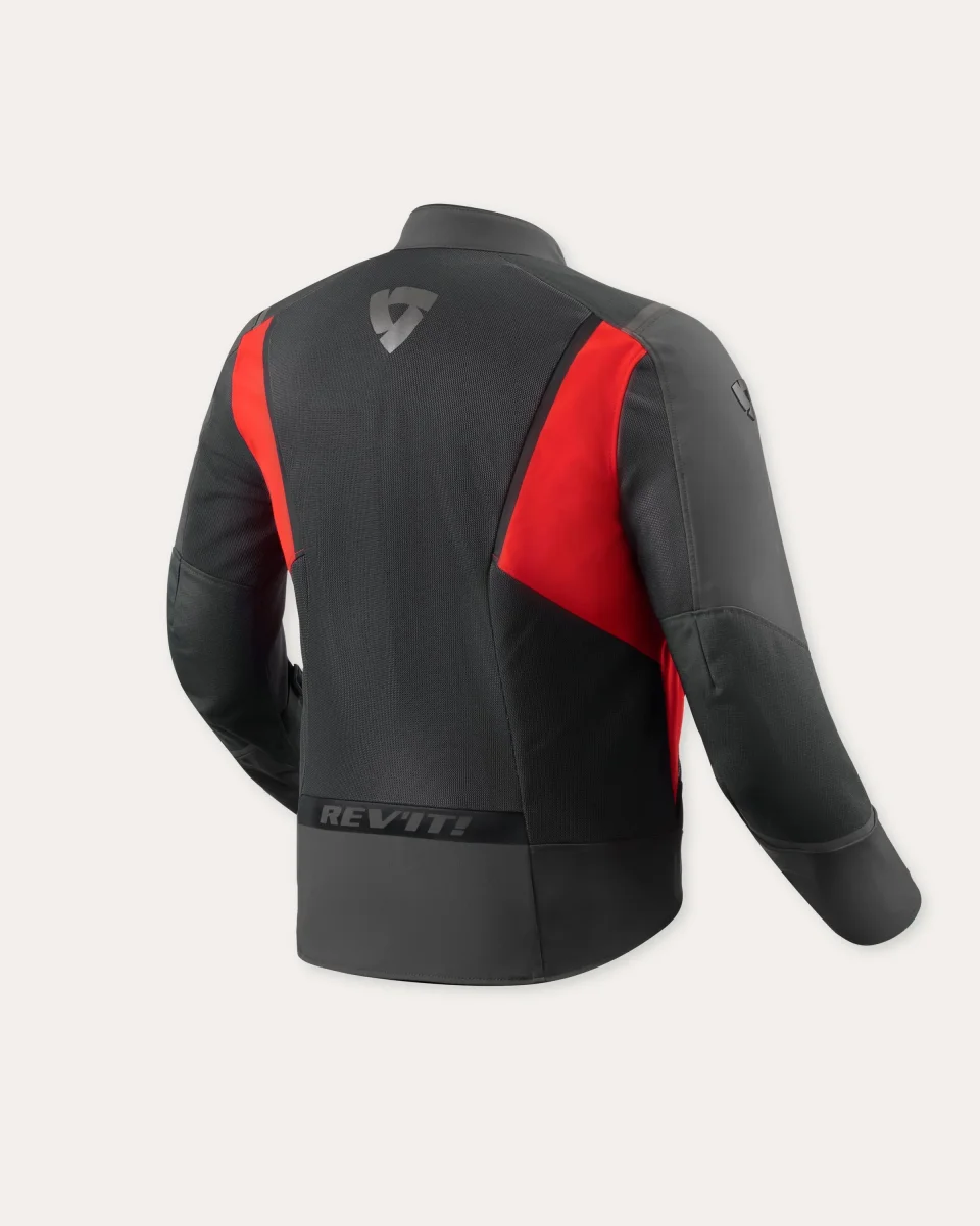 REV'IT BLUSÃO AIR WAVE 4 PRETO / VERMELHO - Image 3
