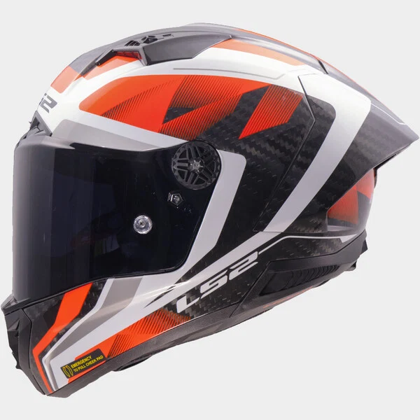 Capacete LS2 THUNDER RAUTE BRANCO / VERMELHO - Image 2