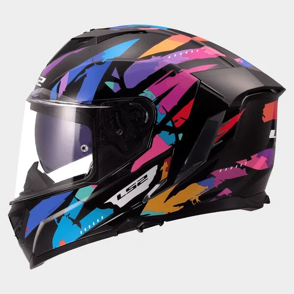 Capacete LS2 STORM III KAOS PRETO - Image 2