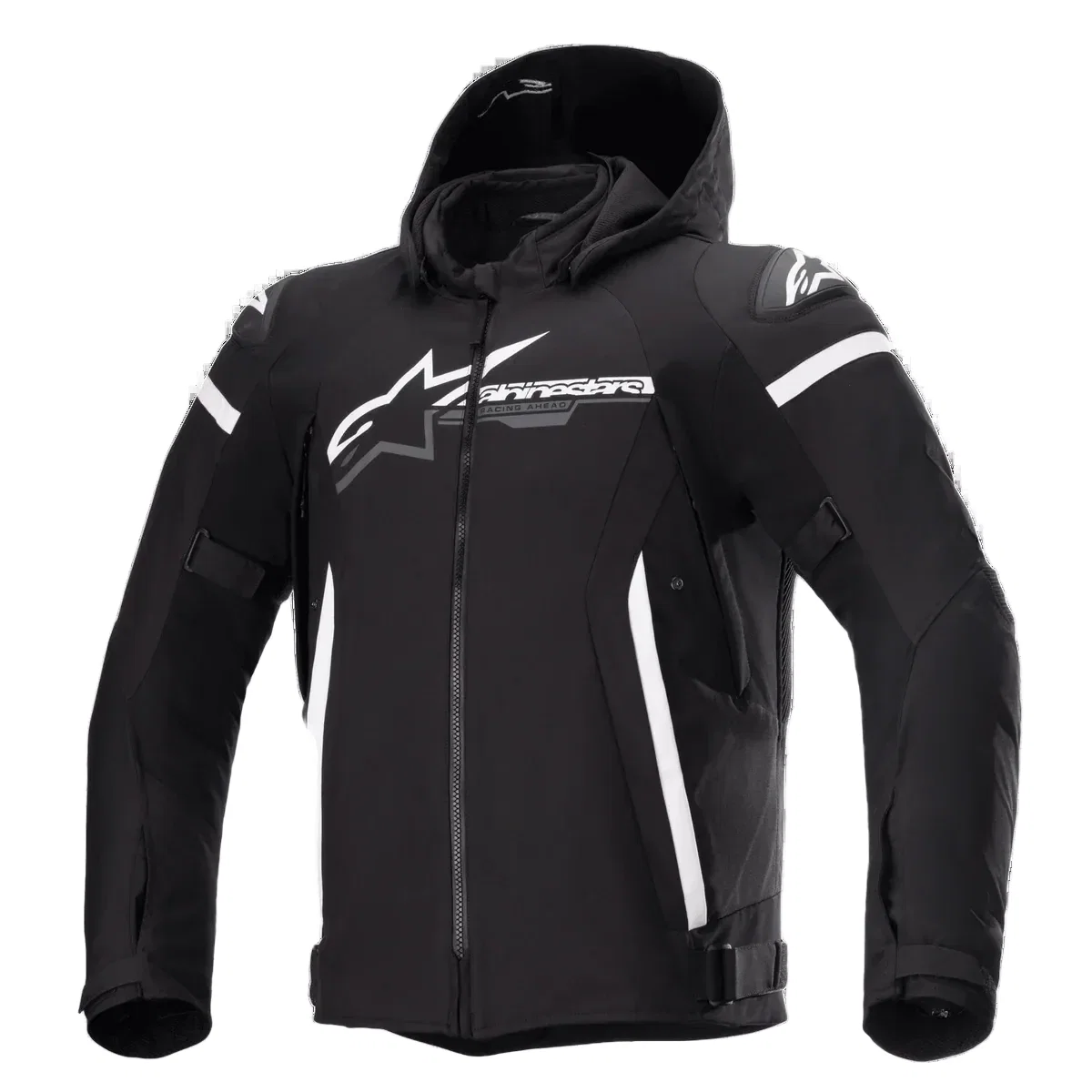 BLUSÃO ALPINESTARS ZACA IMPERMEÁVEL PRETO / BRANCO - Image 2