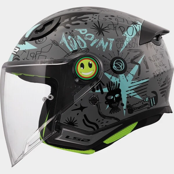 Capacete LS2 JÚNIOR FUNNY II SCRIBBLE - Image 2
