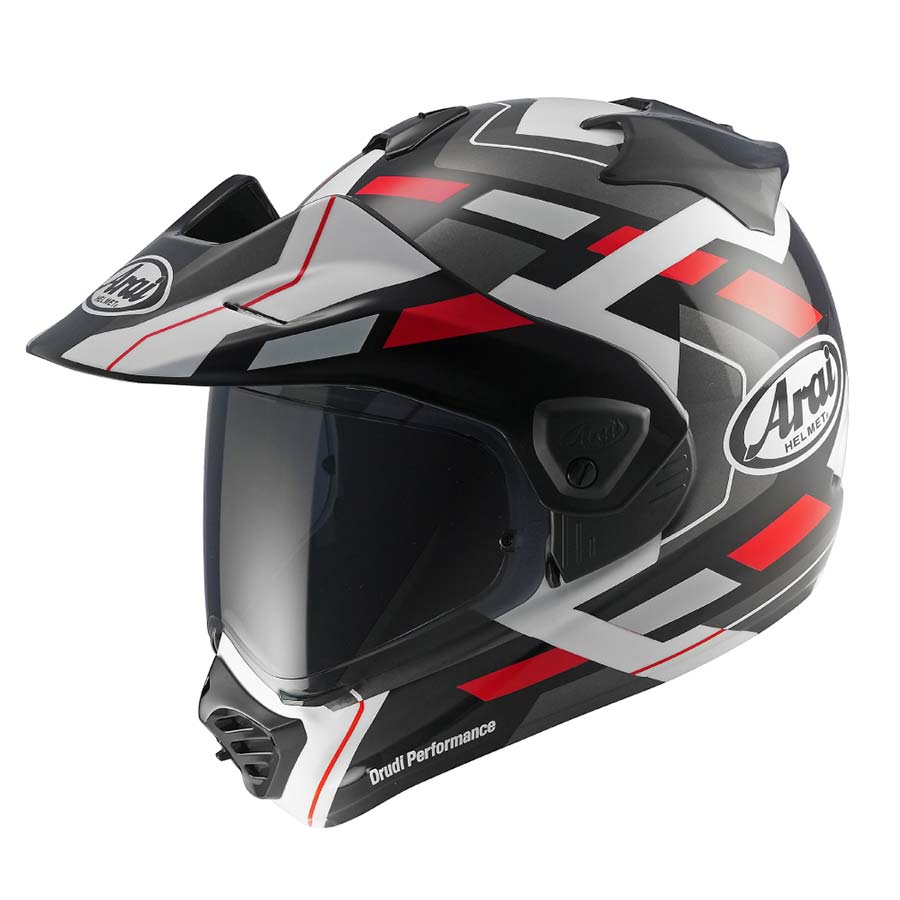 Capacete ARAI TOUR-X5 VERMELHO / PRETO - Image 2