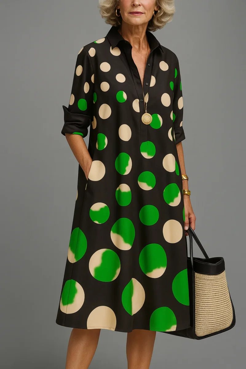 Naomi | Vestido midi cuidado e elegante - Image 2