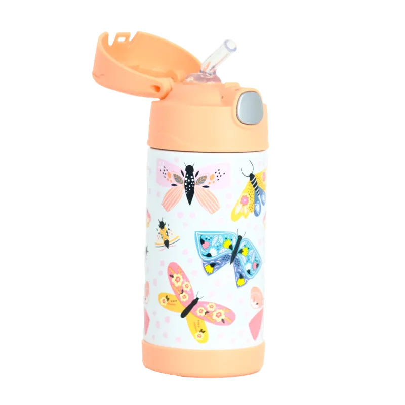 Garrafa Térmica Infantil Funtainer Borboletas e Mariposas – Thermos - Image 3