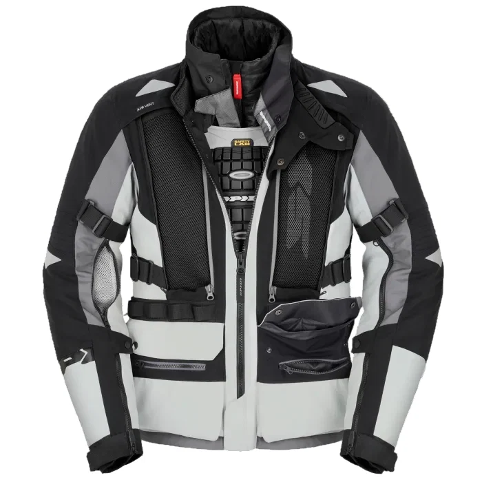 SPIDI BLUSÃO MASCULINO COM MEMBRANA REMOVÍVEL ALLROAD PRETO / CINZA - Image 2